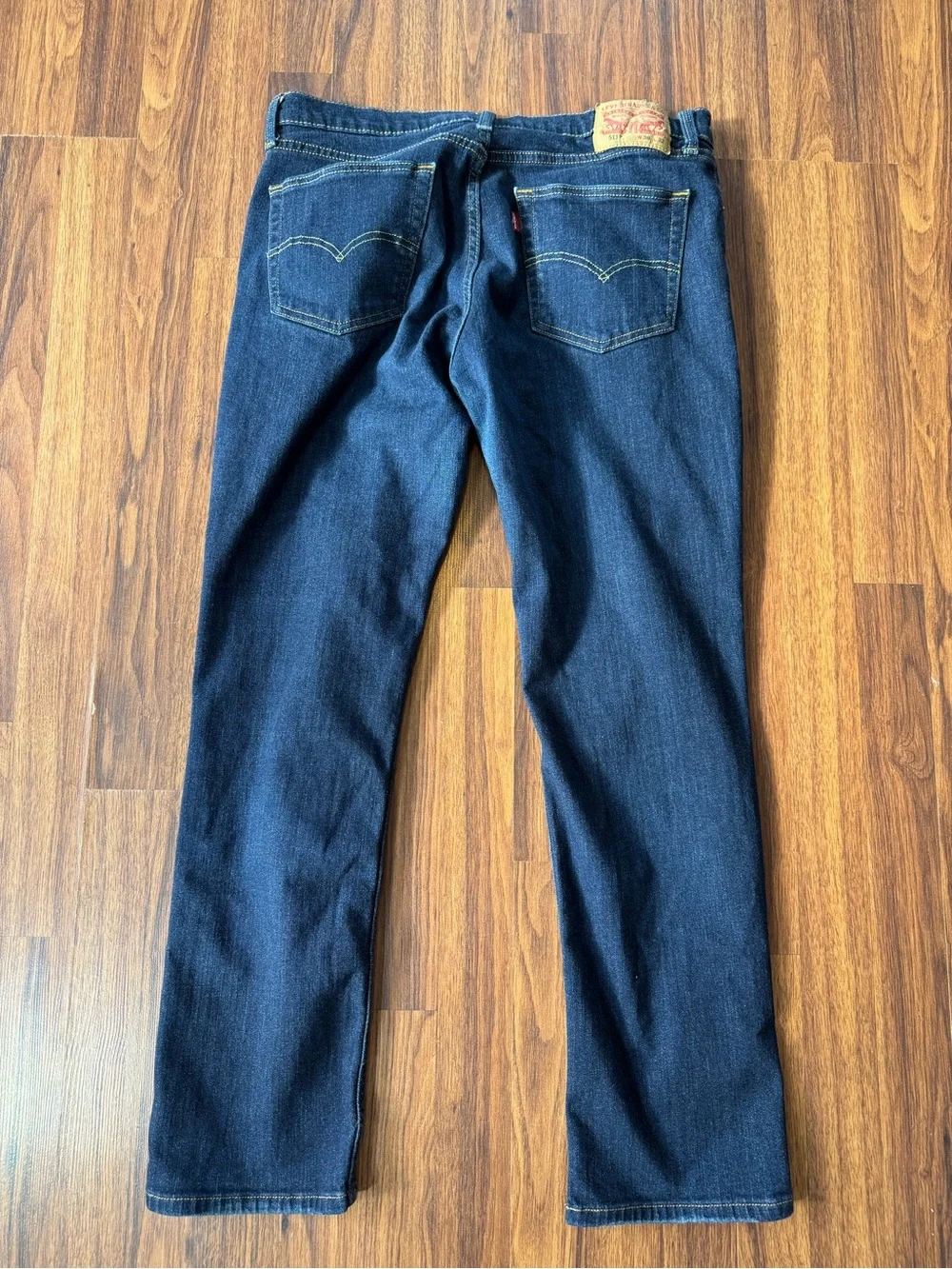 Levi’s 511 Jeans Men's 36X32 Blue Denim Straight Leg Waistband 5-Pocket Design